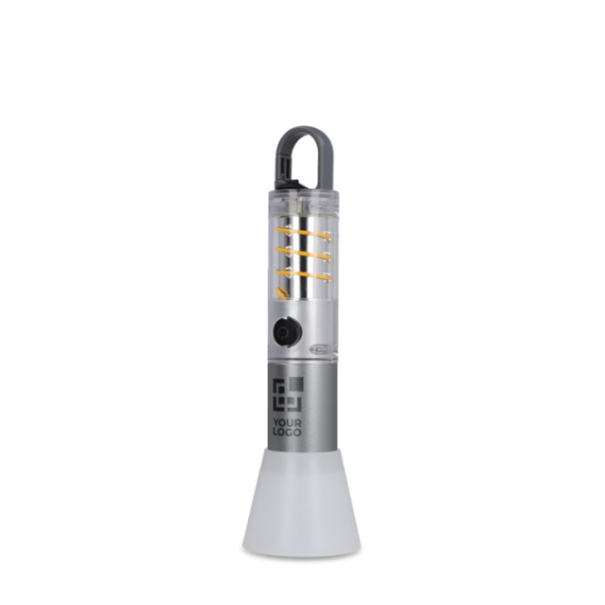 Lanterna de alumínio reciclado de luz LED com função de zoom