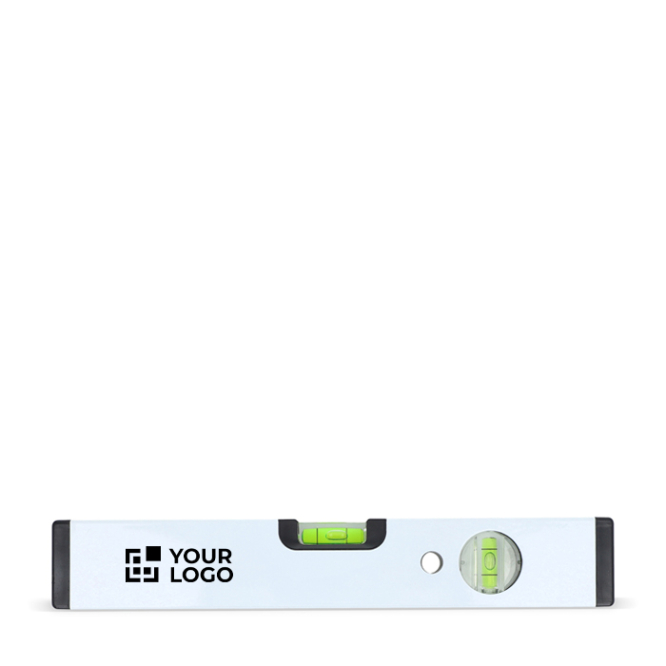 Nível de bolha com escala até 30 cm com bolha dupla