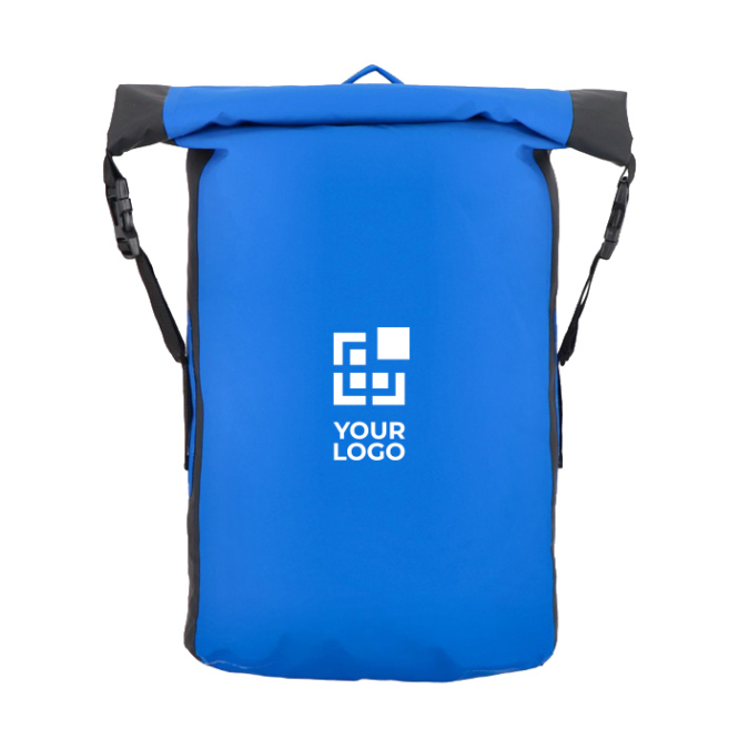 Mochila personalizada roll-top impermeável com alças acolchoadas, 25L vista principal