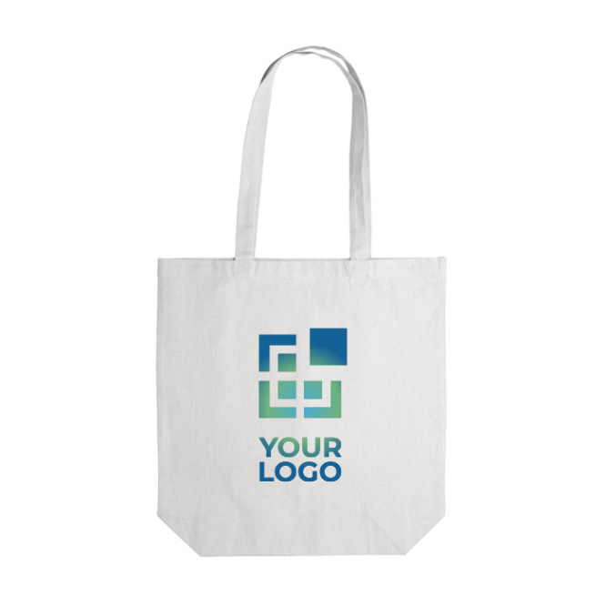 Saco de algodão personalizado com reforço OEKO-TEX de cores 280 g/m2 vista principal