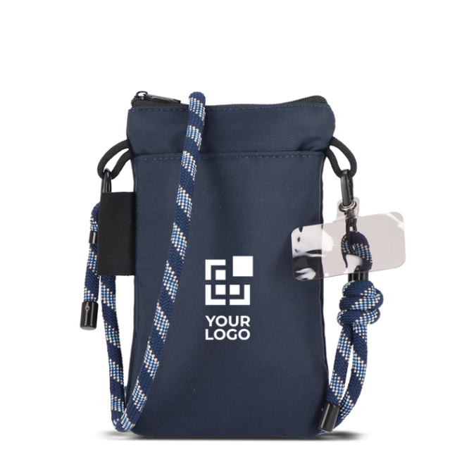 Bolsa tiracolo compacta para levar artigos essenciais do quotidiano