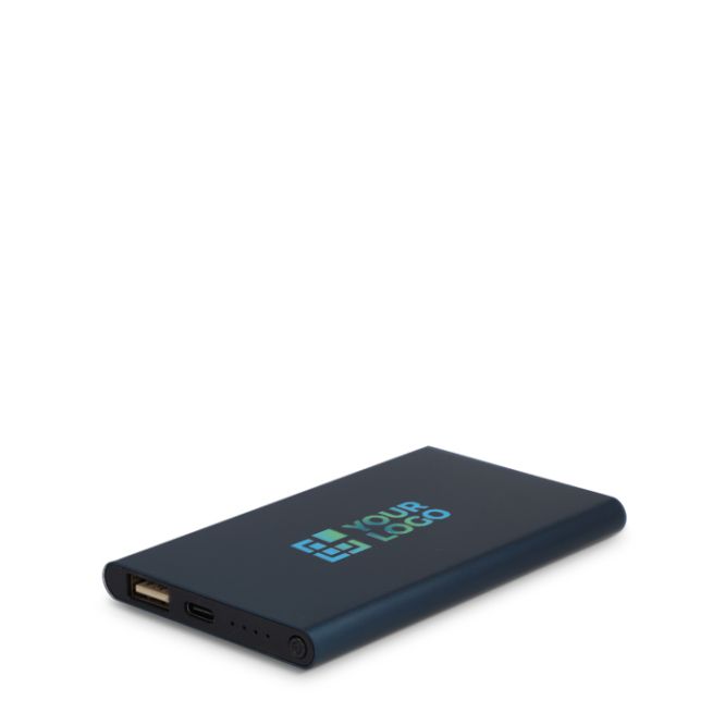 Powerbank de alumínio reciclado em várias cores 4000 mAh