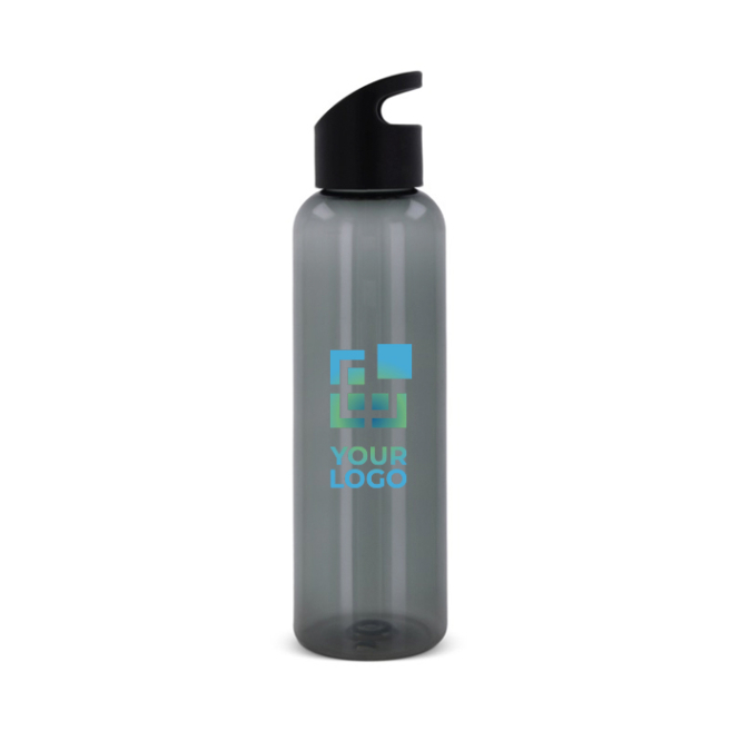 Garrafa de RPET de cores transparentes com asa geométrica 600ml vista principal