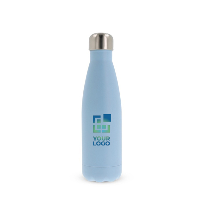 Garrafa hermética de aço inoxidável em cores pastéis 500ml vista principal