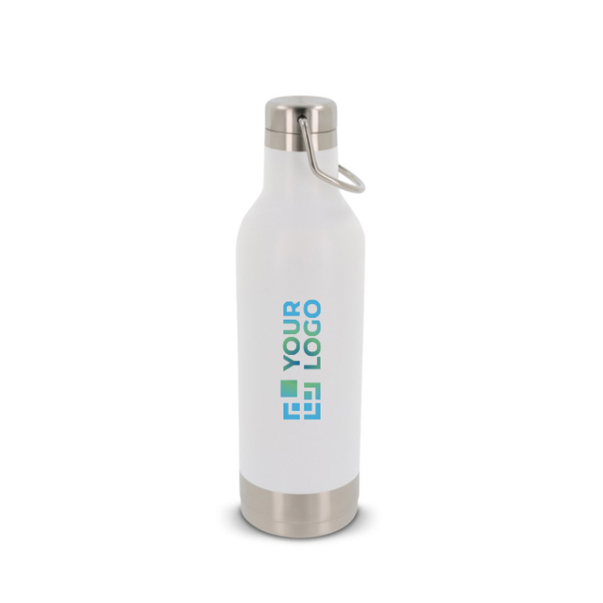 Garrafa hermética de aço inoxidável com asa de transporte 400ml vista principal