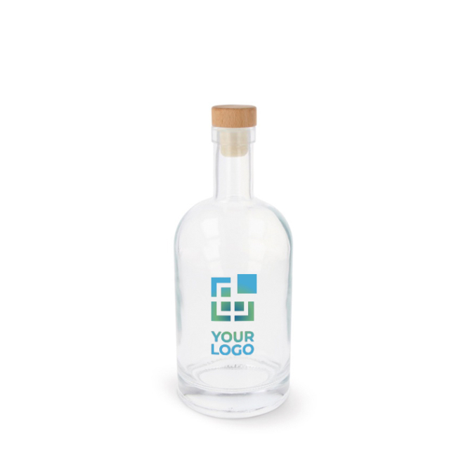 Garrafa sustentável feita de vidro, com tampa de FSC 750ml vista principal