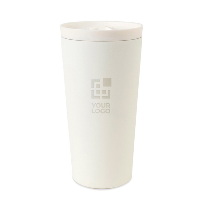 Copo térmico de aço reciclado com isolamento a vácuo 500ml