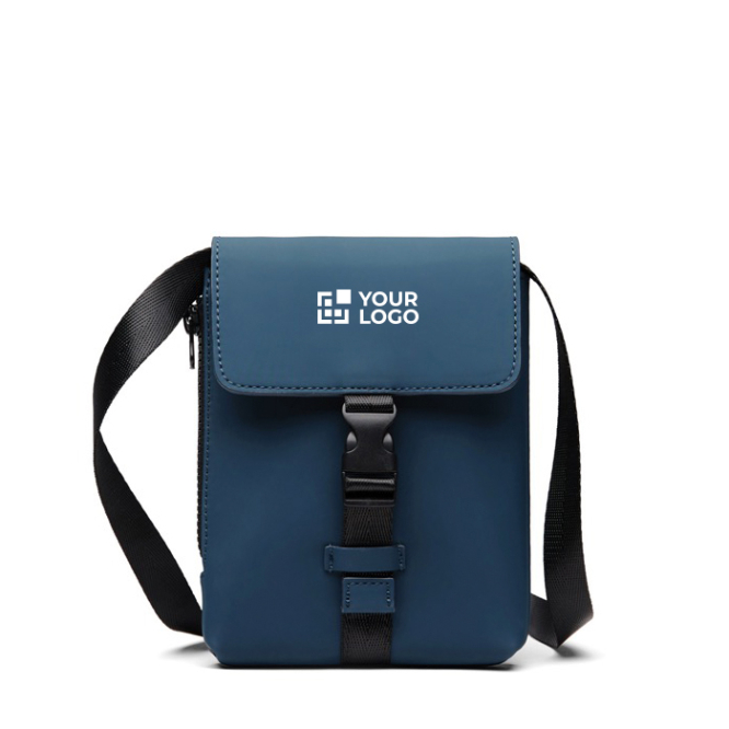 Saco tiracolo urbano reciclado com design leve e acesso lateral