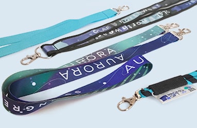 diferentes modelos de lanyards