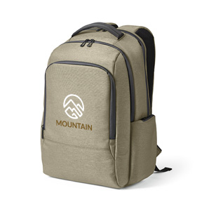 Mochila impermeável bicolor de nylon reciclado para portátil 15,6''