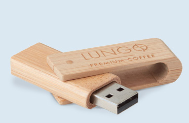 USB eco de madeira